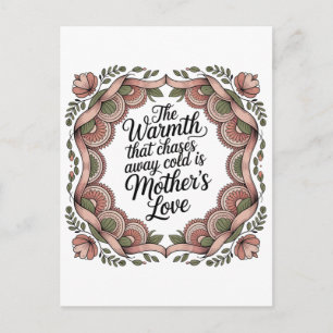 Carte Postale La chaleur qui éloigne le froid est l'amour de la