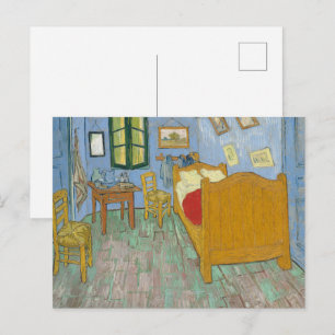 Carte Postale La Chambre de Van Gogh à Arles - Jaune et Bleu Cla
