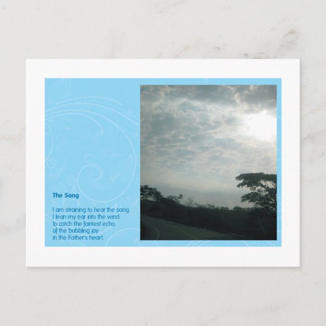 Carte Postale La chanson (Devant)