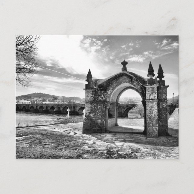 Carte Postale La chapelle des anges du Guardian à ponte de Lima (Devant)
