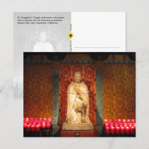 Carte Postale La chapelle St. Peregrine, San Juan Capistrano, Ca