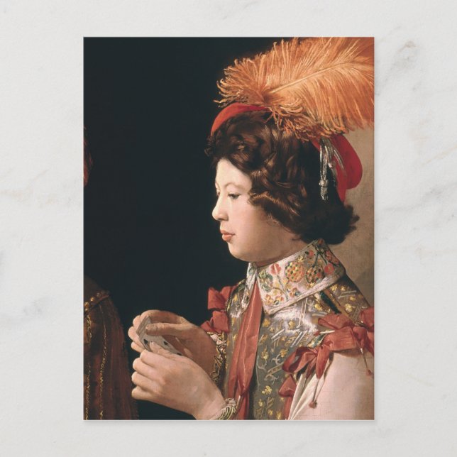 Carte Postale La Cheat avec l'As des Diamants (Devant)