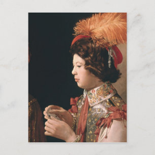 Carte Postale La Cheat avec l'As des Diamants