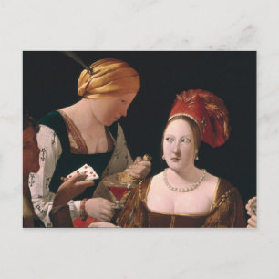 Carte Postale La Cheat avec l'As des Diamants