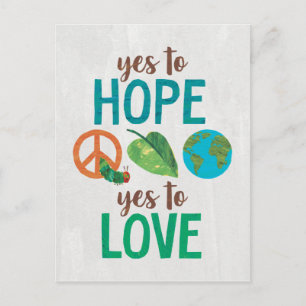 Carte Postale La chenille très affamée Oui à l'espoir