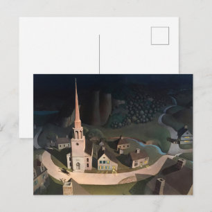 Carte Postale La chevauchée nocturne de Paul Revere de Grant Woo