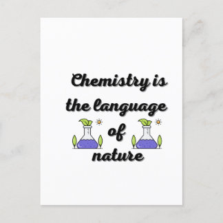 Carte Postale La chimie est le langage de la nature