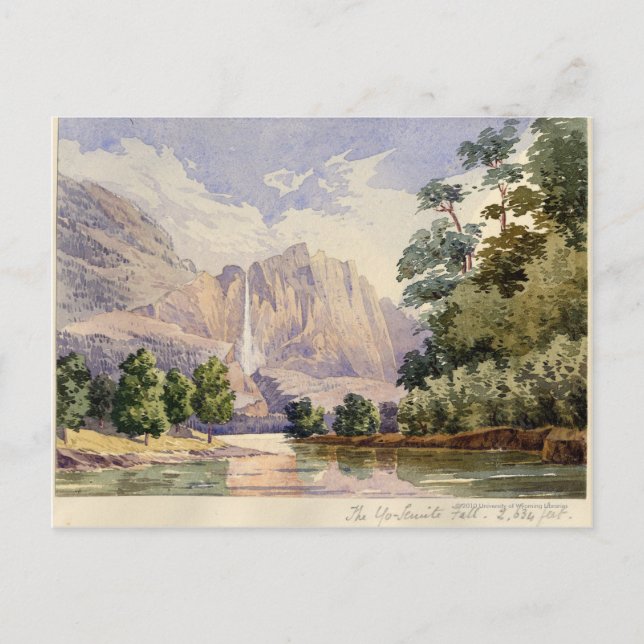 Carte Postale La Chute De Yo-Semite. 700 m. (Devant)