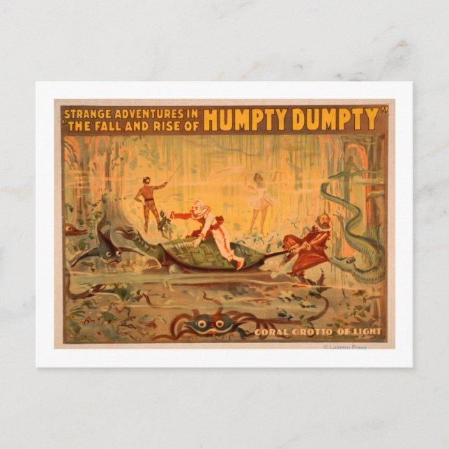 Carte Postale La chute et l'essor du Humpty Dumpty Theatre (Devant)