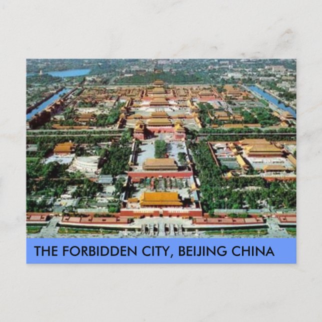 Carte postale La Cité interdite Pékin Chine (Devant)