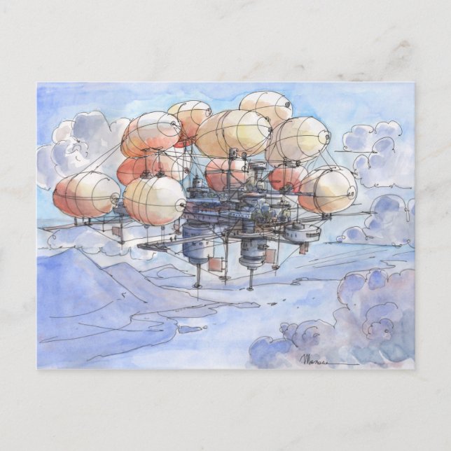 Carte Postale La citta' Palloncino (Devant)