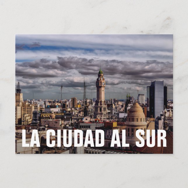 Carte Postale La Ciudad Al Sur - Ville Sud (Devant)