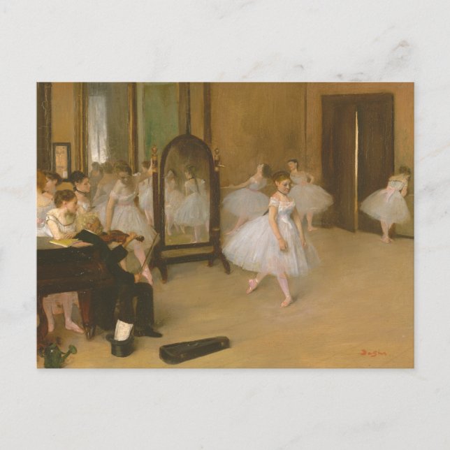 Carte Postale La classe de danse (1870) Edgar Degas (Devant)