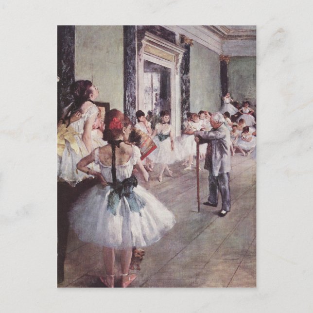 Carte Postale La classe de danse (The Dancing class) (Devant)