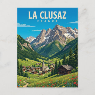 Carte Postale La Clusaz France