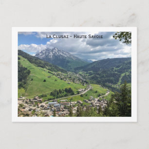 Carte Postale La Clusaz, Haute-Savoie, Alpes françaises