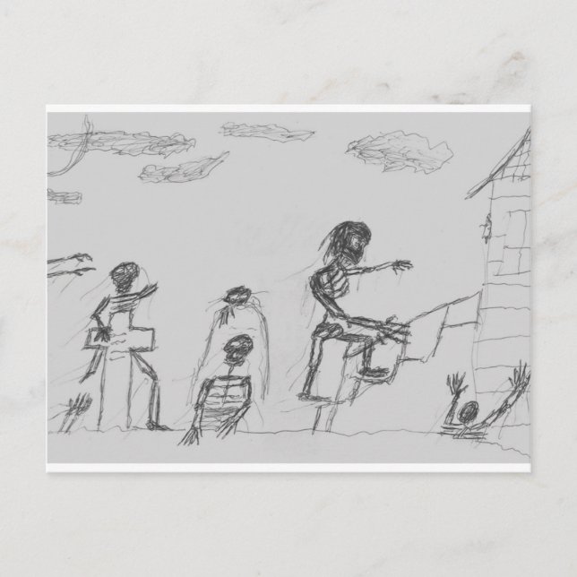 Carte Postale La colère des morts (Devant)