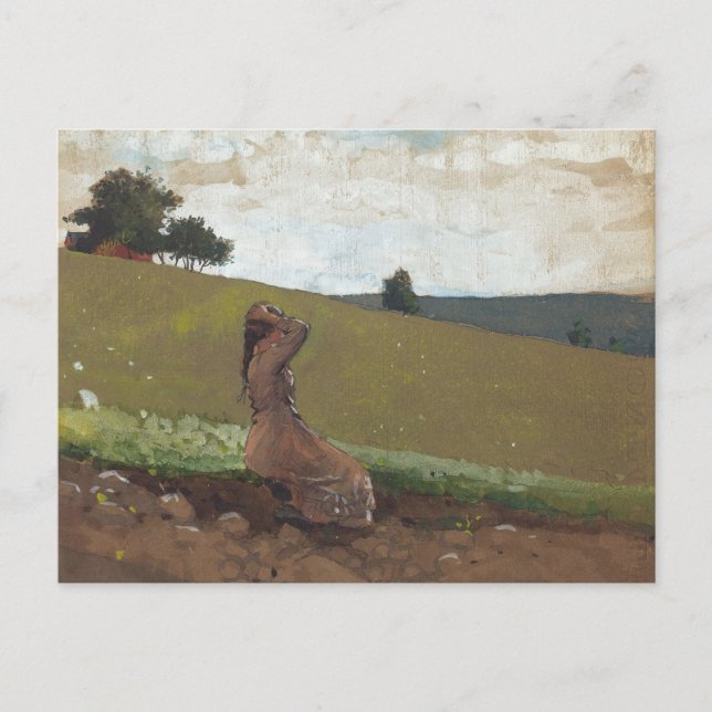Carte Postale La colline verte par Winslow Homer (Devant)
