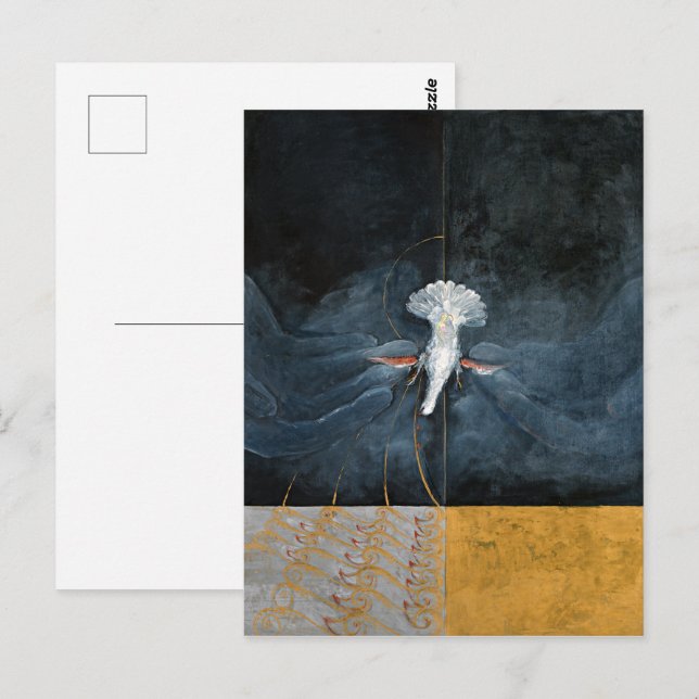 Carte Postale La colombe, no 5 | Hilma af Klint (Devant / Derrière)