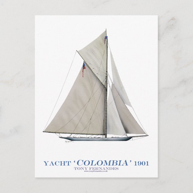 Carte Postale La Colombie 1901 (Devant)