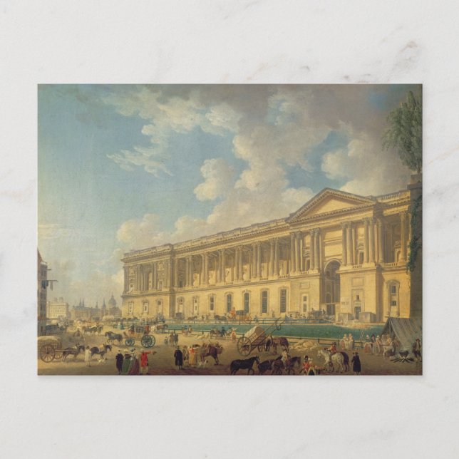 Carte Postale La Colonnade du Louvre. vers 1770 (Devant)
