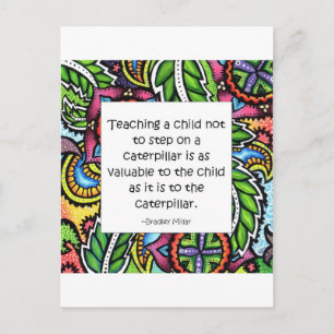 Carte Postale La compassion est enseignée