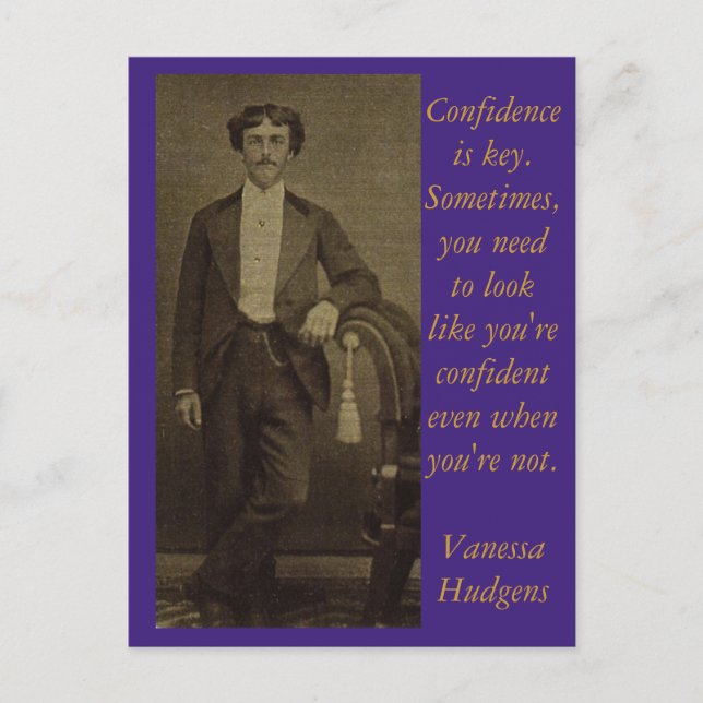 Carte Postale La confiance est la clé (Devant)