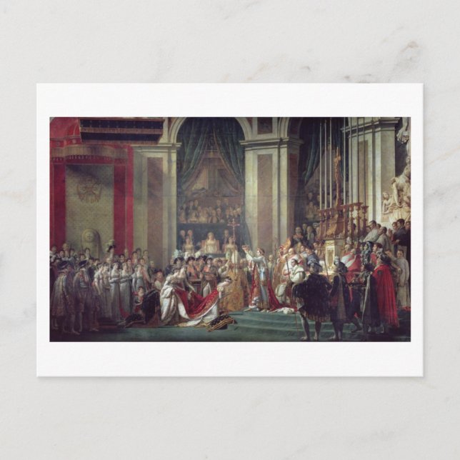 Carte Postale La consécration de l'empereur Napoléon (Devant)