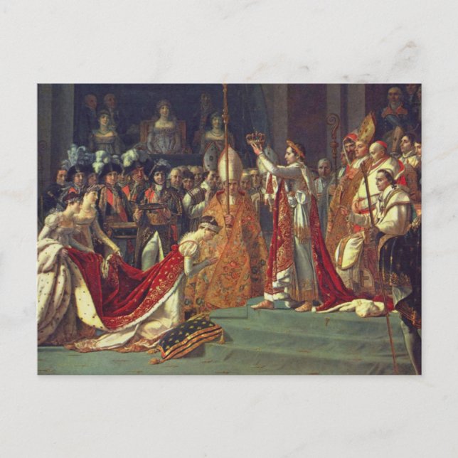 Carte Postale La consécration de l'empereur Napoléon 1 (Devant)