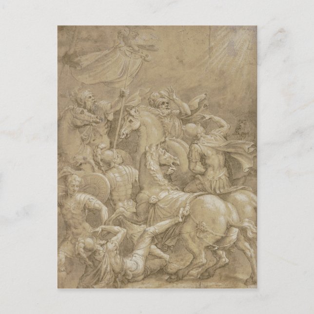 Carte Postale La Conversion de saint Paul Art (Devant)