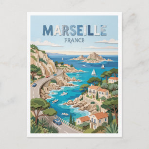 Carte Postale La Corniche Kennedy Marseille France