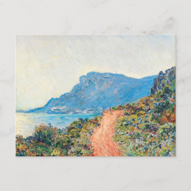 Carte Postale La Corniche près de Monaco par Claude Monet (Devant)