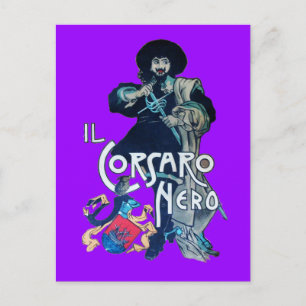 CARTE POSTALE LA CORSAIRE NOIRE