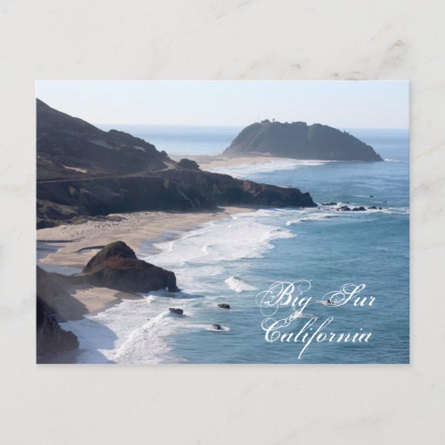 Carte Postale La côte californienne à Big Sur (Devant)
