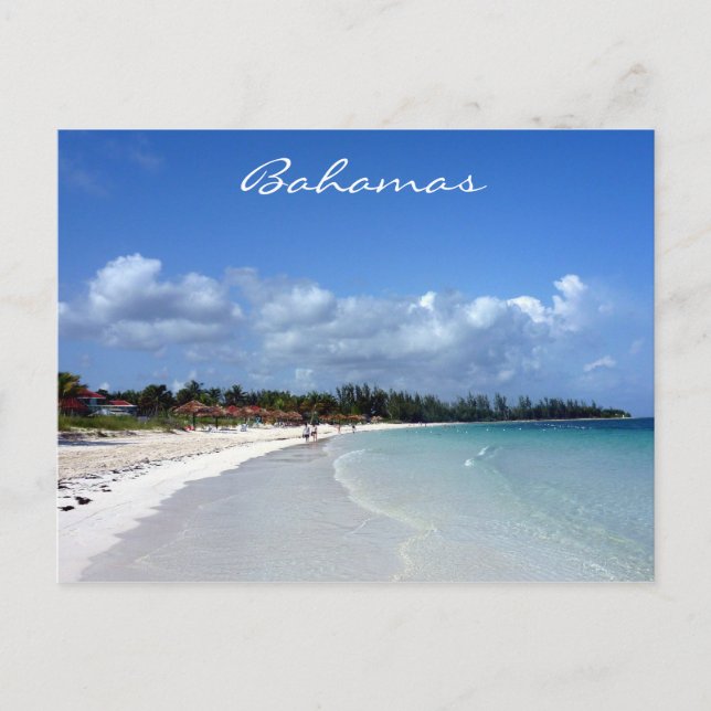 Carte Postale la côte de bahamas (Devant)