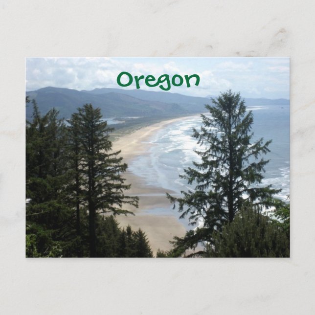 Carte Postale La côte de l'Oregon (Devant)