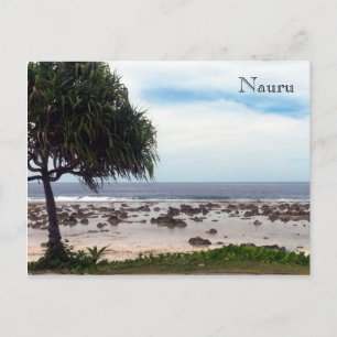 Carte Postale la côte de nauru