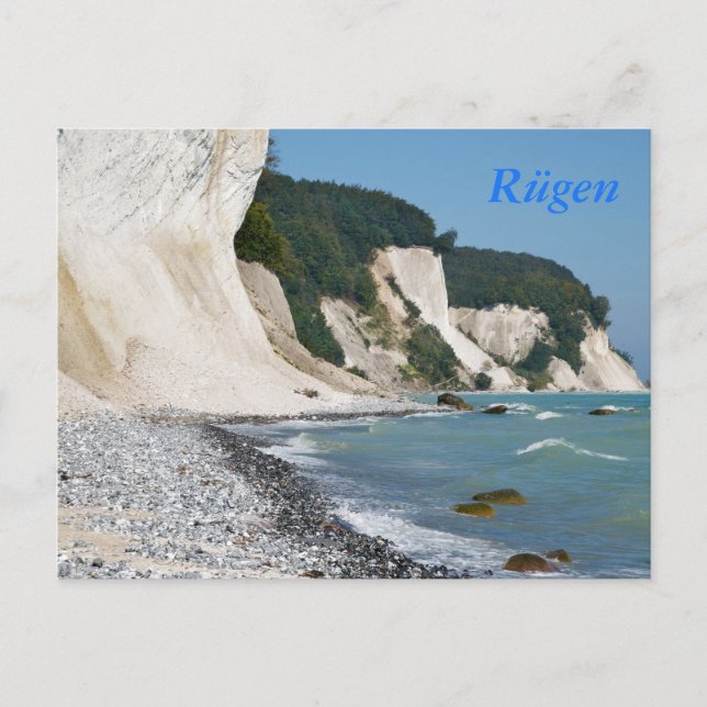 Carte Postale La côte de Rugen (Devant)