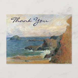 Carte Postale La côte rocheuse de Gauguin