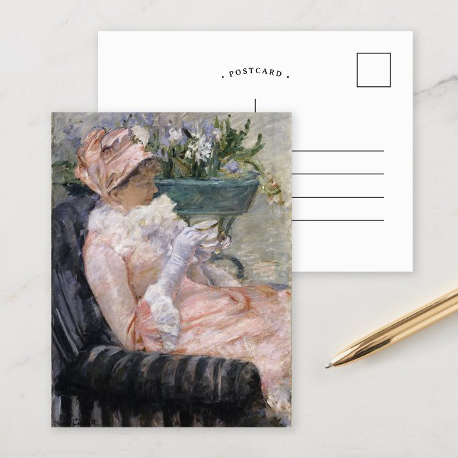 Carte Postale La coupe du thé | Mary Cassatt