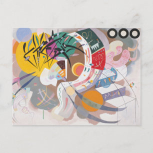 Carte Postale La courbe dominante de Kandinsky Abstraite