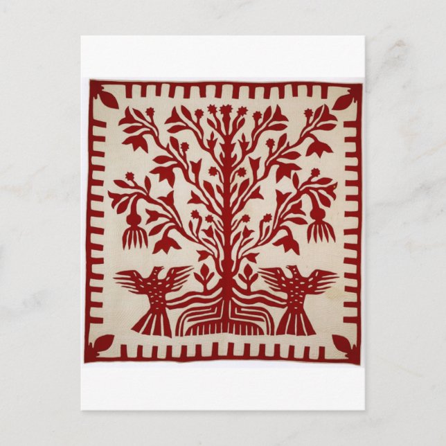 Carte Postale La courtepointe de présentation de Oahu, c. 1855-1 (Devant)