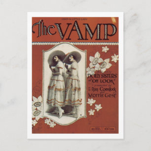 Carte Postale La couverture Vintage Vamp