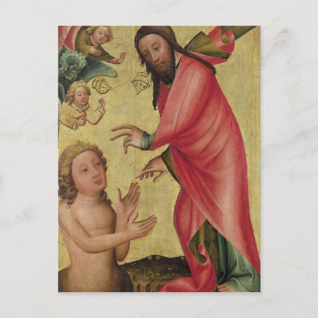 Carte Postale La création d'Adam (Devant)