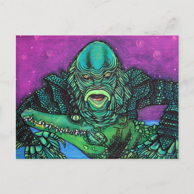 Carte Postale La créature vit (Devant)