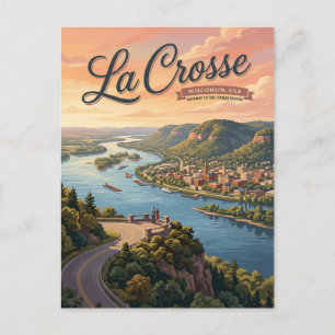 Carte Postale La Crosse, Wisconsin