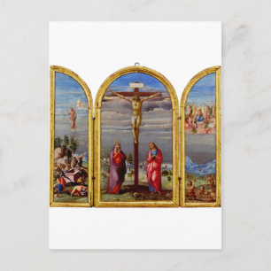 Carte Postale La Crucifixion de Francesco Granacci