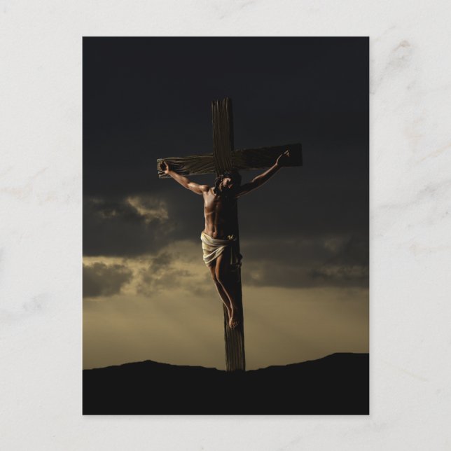 Carte Postale La Crucifixion de Jésus ou Vendredi Saint (Devant)