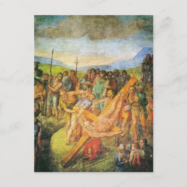 Carte Postale La Crucifixion de Saint Pierre (Devant)