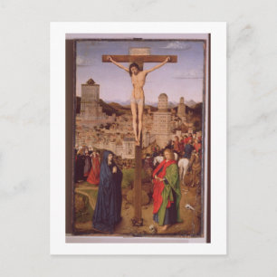 Carte Postale La crucifixion (huile sur le panneau)
